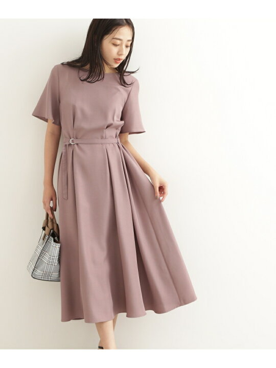 楽天市場 タックフレアワンピース Natural Beauty Basic ナチュラルビューティベーシック ワンピース ワンピースその他 パープル グレー グリーン 送料無料 Rakuten Fashion Natural Beauty Basic