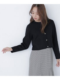 シルクブレンドカーディガン NATURAL BEAUTY BASIC ナチュラルビューティベーシック トップス カーディガン ホワイト グレー ブラック ブルー ピンク【送料無料】[Rakuten Fashion]