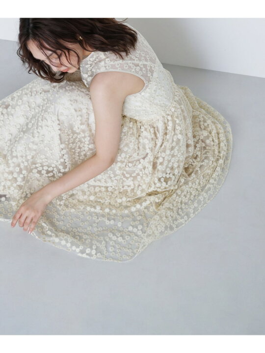 楽天市場】シアーエンブロイダリーワンピース NATURAL BEAUTY BASIC 