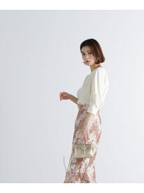 【SALE／50%OFF】タックスリーブブラウス NATURAL BEAUTY BASIC ナチュラルビューティベーシック トップス シャツ・ブラウス ホワイト グレー パープル【RBA_E】[Rakuten Fashion]