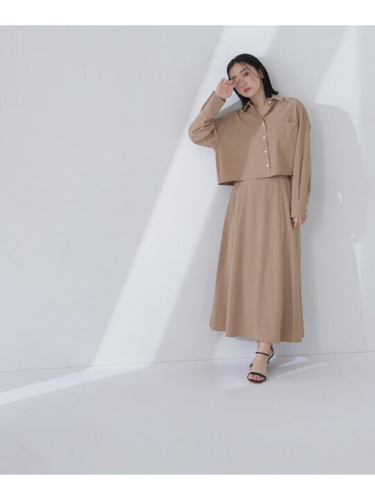 楽天市場】【SALE／60%OFF】クロップドシャツ&フレアスカート NATURAL 
