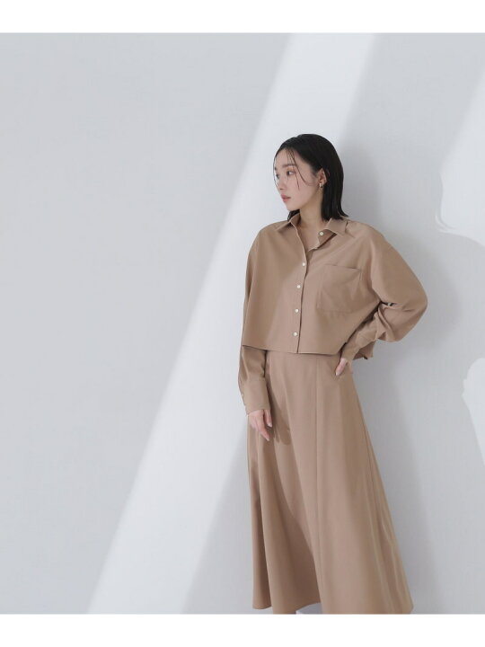 楽天市場】【SALE／60%OFF】クロップドシャツ&フレアスカート NATURAL 