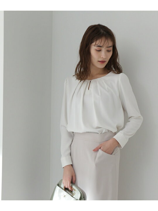 楽天市場】【SALE／50%OFF】タックビジューブラウス NATURAL BEAUTY 