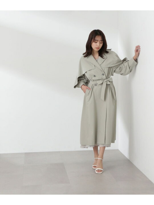楽天市場】【SALE／50%OFF】レイヤースリーブトレンチコート NATURAL 