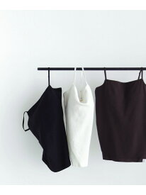 カップインバックシャンキャミソール NATURAL BEAUTY BASIC ナチュラルビューティベーシック トップス カットソー・Tシャツ ホワイト ブラウン ブラック【送料無料】[Rakuten Fashion]