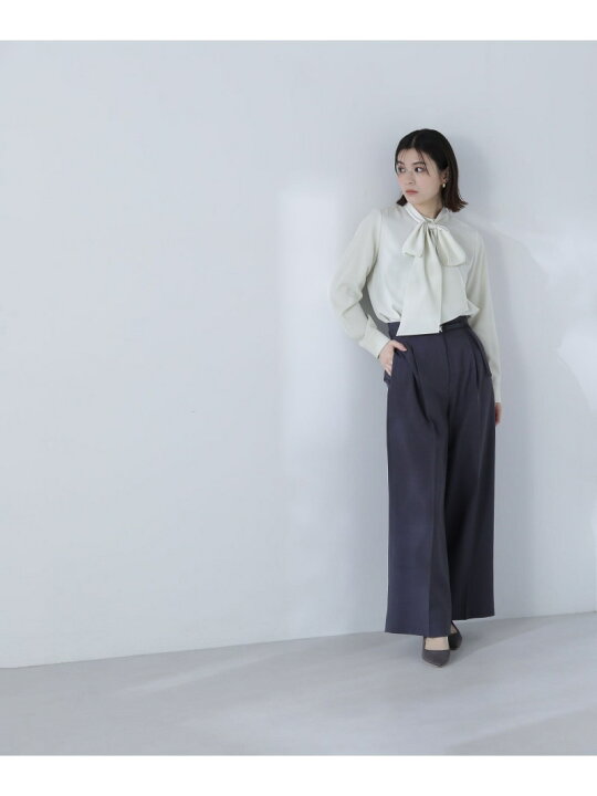 楽天市場】【SALE／50%OFF】メタルバックルワイドパンツ NATURAL  