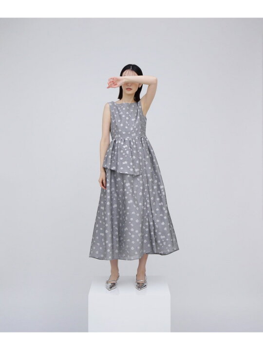 楽天市場】【SALE／50%OFF】アシンメトリーフリルジャガードワンピース 