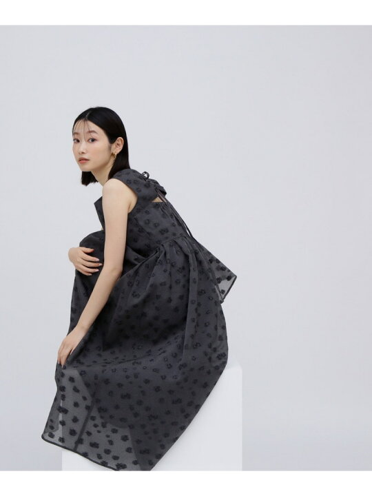 楽天市場】アシンメトリーフリルジャガードワンピース NATURAL BEAUTY 