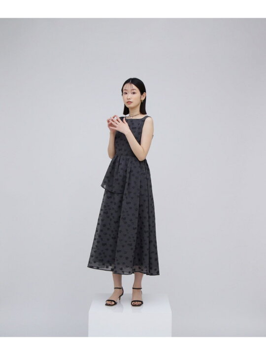 楽天市場】【SALE／50%OFF】アシンメトリーフリルジャガードワンピース 