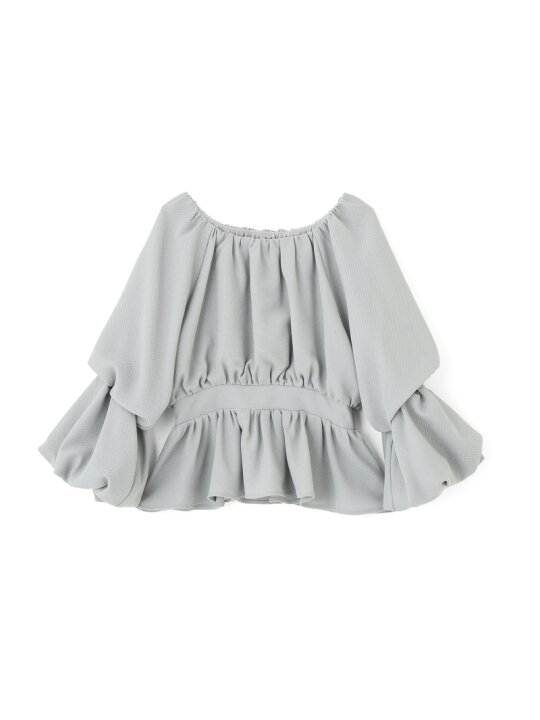 楽天市場】【SALE／50%OFF】メッシュギャザーペプラムブラウス NATURAL 
