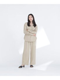 【SALE／50%OFF】ダブルポケットシャツ SETUP パンツ NATURAL BEAUTY BASIC ナチュラルビューティベーシック パンツ その他のパンツ ベージュ グレー【RBA_E】【送料無料】[Rakuten Fashion]
