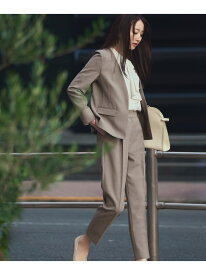 リネンライク SETUP テーパードパンツ NATURAL BEAUTY BASIC ナチュラルビューティベーシック パンツ その他のパンツ グレー【送料無料】[Rakuten Fashion]