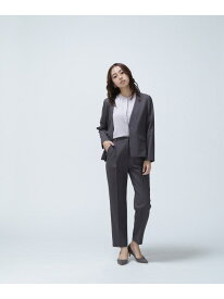 リネンライク SETUP テーパードパンツ NATURAL BEAUTY BASIC ナチュラルビューティベーシック パンツ その他のパンツ グレー【送料無料】[Rakuten Fashion]