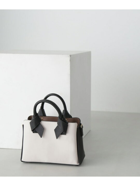 楽天市場】ボクシーリボンハンドルトートバッグ NATURAL BEAUTY BASIC 