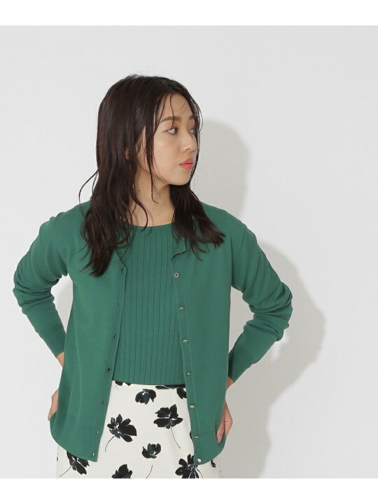 楽天市場】スプリングベーシックニットカーデ NATURAL BEAUTY BASIC 
