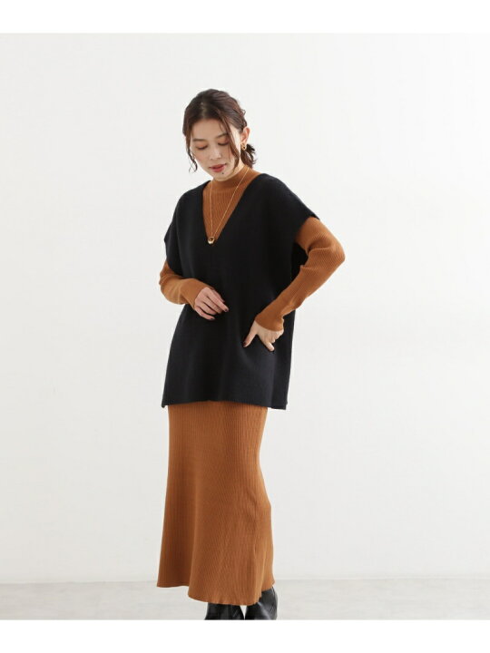 楽天市場】【SALE／30%OFF】ベストセットニットワンピース NATURAL  