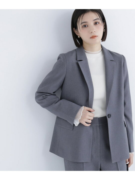 楽天市場】【SALE／50%OFF】メランジシャークスキン SETUP テーラード 