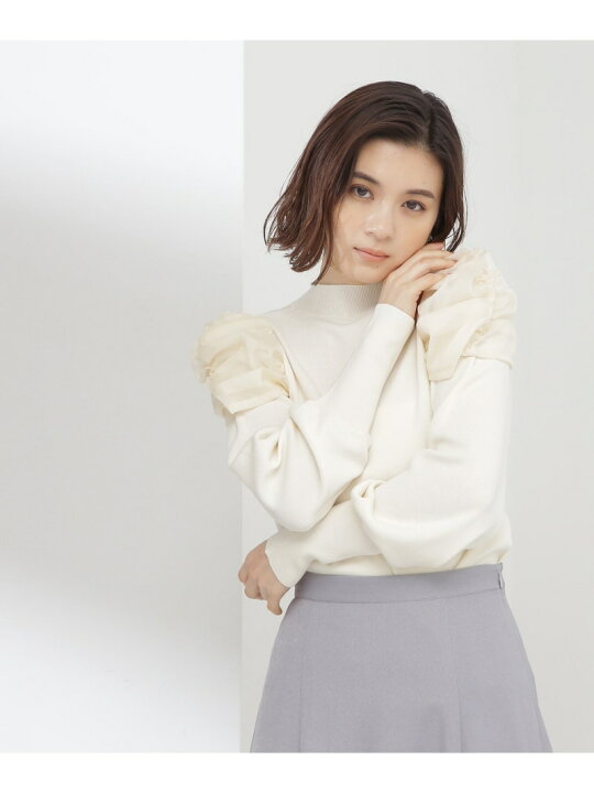 楽天市場】【SALE／50%OFF】シアーパフドッキングニット NATURAL 