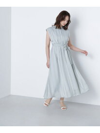 シャドーストライプフレアワンピース NATURAL BEAUTY BASIC ナチュラルビューティベーシック ワンピース・ドレス ワンピース ネイビー【送料無料】[Rakuten Fashion]