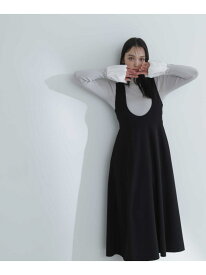 【SALE／60%OFF】Uネックフレアジャンスカ NATURAL BEAUTY BASIC ナチュラルビューティベーシック ワンピース・ドレス ワンピース ホワイト グレー ブラック【RBA_E】【送料無料】[Rakuten Fashion]