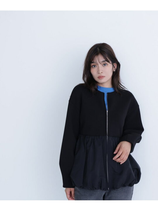楽天市場】【SALE／50%OFF】ダンボールドッキングペプラムブルゾン 