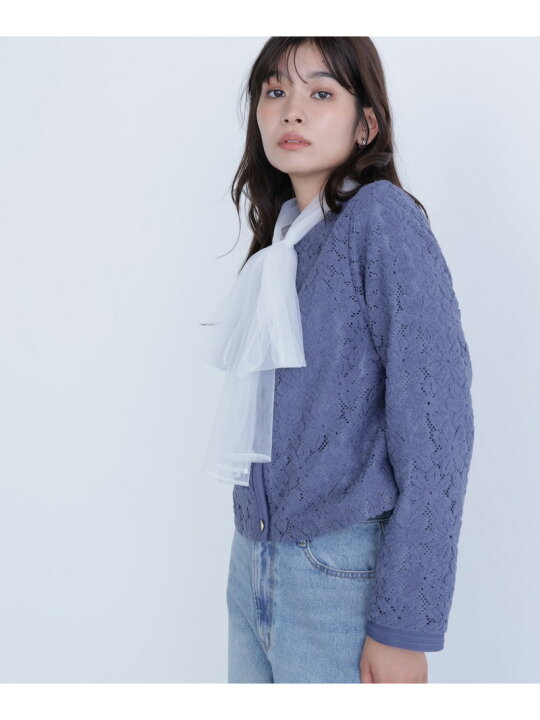 楽天市場】起毛レースブルゾン NATURAL BEAUTY BASIC ナチュラル 