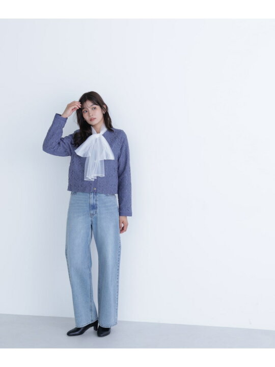 楽天市場】起毛レースブルゾン NATURAL BEAUTY BASIC ナチュラル 