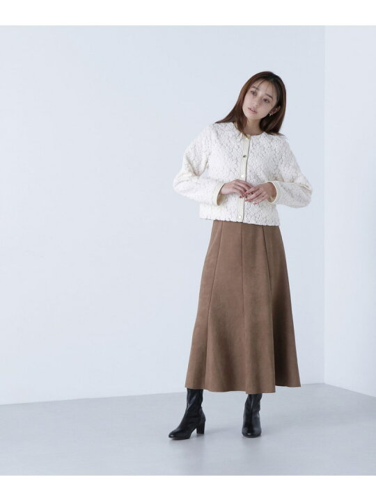 楽天市場】起毛レースブルゾン NATURAL BEAUTY BASIC ナチュラル 