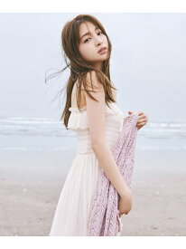 【SALE／30%OFF】フリルシャーリングキャミワンピース NATURAL BEAUTY BASIC ナチュラルビューティベーシック ワンピース・ドレス ワンピース ベージュ ブラック【RBA_E】【送料無料】[Rakuten Fashion]