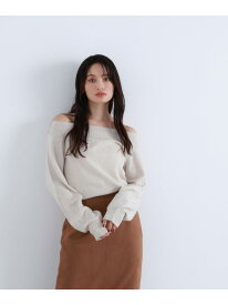 【SALE／50%OFF】FOX混ジェントリーシリーズ ボートネックニット NATURAL BEAUTY BASIC ナチュラルビューティベーシック トップス ニット パープル ブルー ベージュ【RBA_E】【送料無料】[Rakuten Fashion]