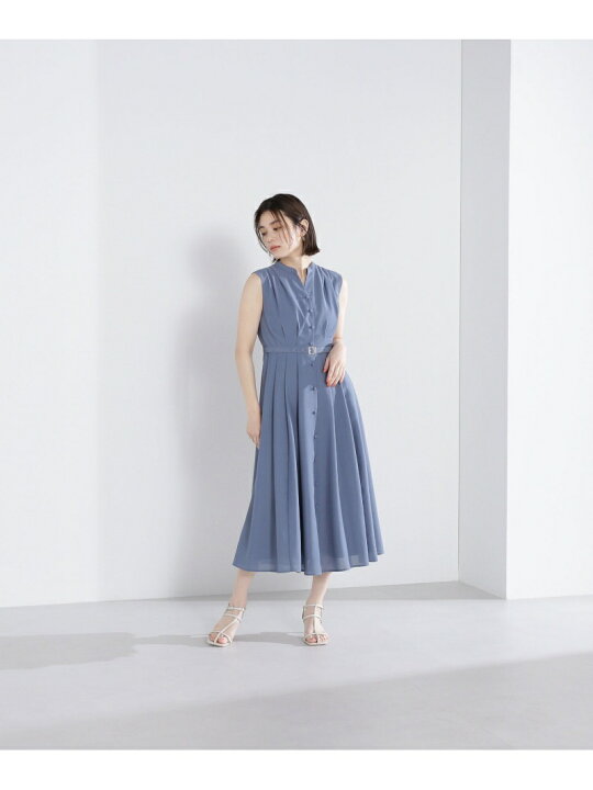 楽天市場】【SALE／10%OFF】バックルベルトノースリーブワンピース  