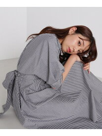 ドルマンスキッパーシャツワンピース NATURAL BEAUTY BASIC ナチュラルビューティベーシック ワンピース・ドレス ワンピース ブラック ベージュ グレー ブルー【送料無料】[Rakuten Fashion]