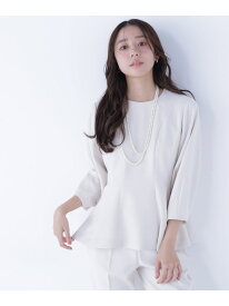 フォルムペプラムセットアップ NATURAL BEAUTY BASIC ナチュラルビューティベーシック ワンピース・ドレス ワンピース ネイビー【先行予約】*【送料無料】[Rakuten Fashion]