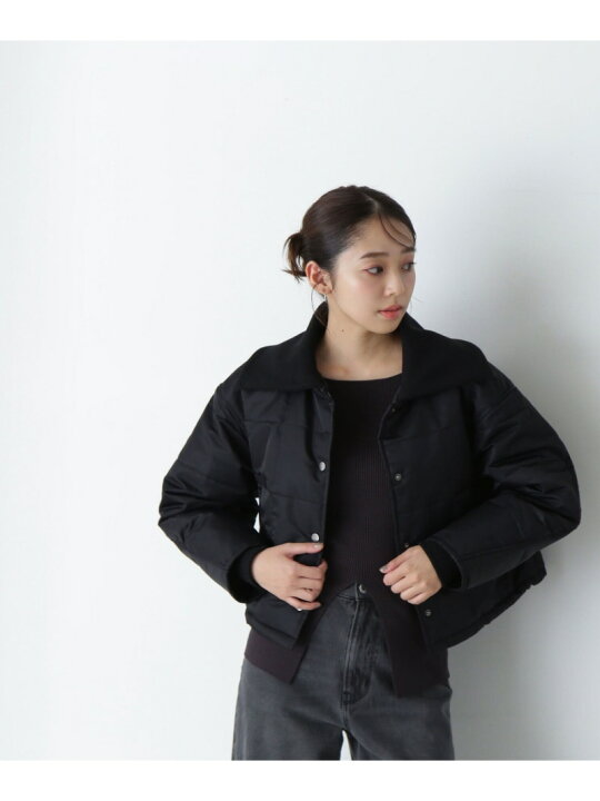 楽天市場】ワイドカラーキルティングブルゾン 24AW NATURAL BEAUTY 