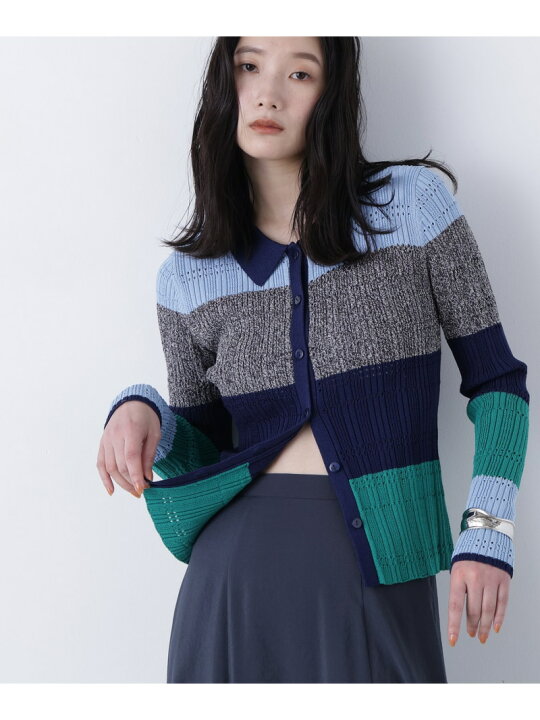楽天市場】＜N.＞マルチカラーニットカーディガン NATURAL BEAUTY 