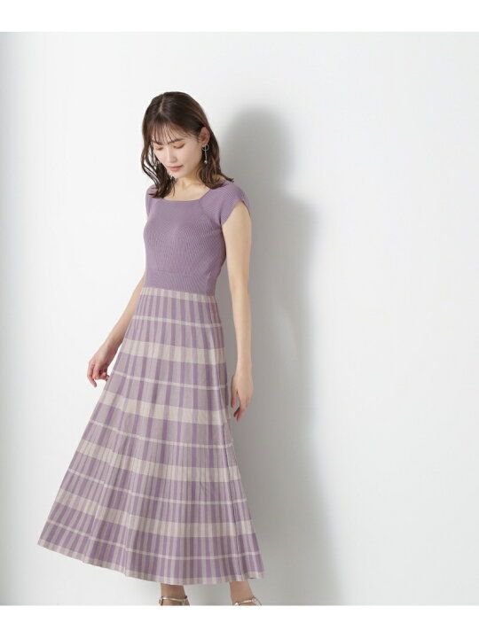 楽天市場】【SALE／50%OFF】チェックニットワンピース NATURAL BEAUTY 