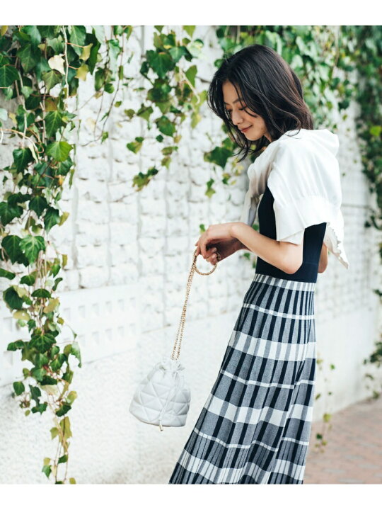 楽天市場】【SALE／50%OFF】チェックニットワンピース NATURAL BEAUTY 