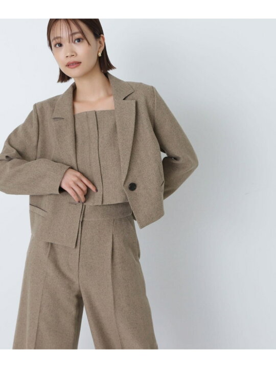 楽天市場】＜ツイーディーセットアップ＞ショートジャケット 24AW 