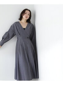 【SALE／50%OFF】カシュクールタックシャツワンピース NATURAL BEAUTY BASIC ナチュラルビューティベーシック ワンピース・ドレス ワンピース ネイビー ホワイト【RBA_E】【送料無料】[Rakuten Fashion]