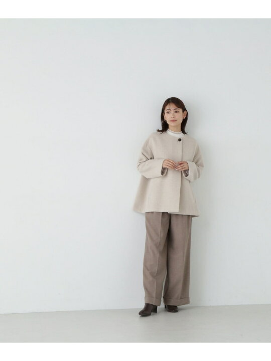 楽天市場】【SALE／30%OFF】カシミヤブレンドハーフコート 24AW 