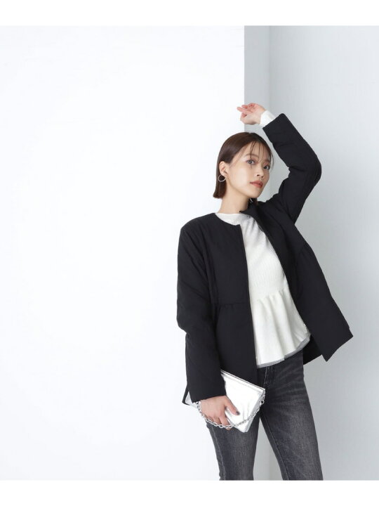 楽天市場】ダイヤキルティングペプラムブルゾン 24AW NATURAL BEAUTY  
