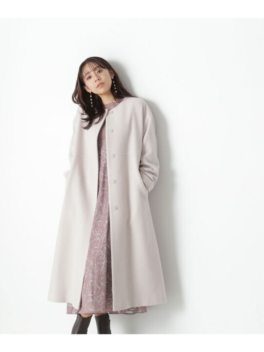 楽天市場】フォルムノーカラーモッサコート23AW NATURAL BEAUTY BASIC 