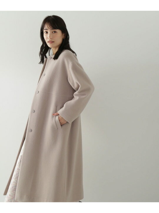 楽天市場】フォルムノーカラーモッサコート23AW NATURAL BEAUTY BASIC 