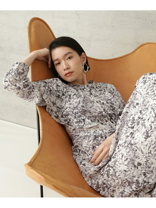 楽天市場】ラッフルカラーワンピース NATURAL BEAUTY BASIC ナチュラル 