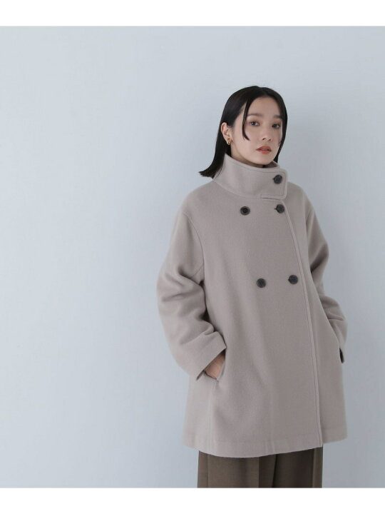楽天市場】【SALE／30%OFF】スタンドネックミドルコート 24AW NATURAL 