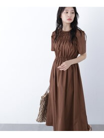【SALE／30%OFF】＜N.＞ローンタックショルダーワンピース NATURAL BEAUTY BASIC ナチュラルビューティベーシック ワンピース・ドレス その他のワンピース・ドレス パープル ブラック【RBA_E】【送料無料】[Rakuten Fashion]