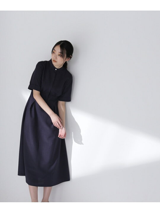 楽天市場】【SALE／30%OFF】バンドカラーシャツワンピース NATURAL 