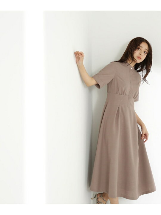 楽天市場】【SALE／30%OFF】バンドカラーシャツワンピース NATURAL 