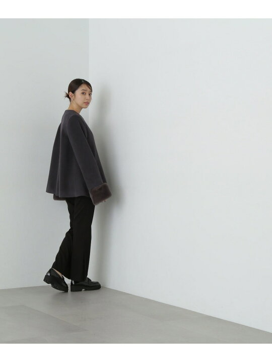 楽天市場】【SALE／30%OFF】フェイクファースリーブハーフコート 24AW 