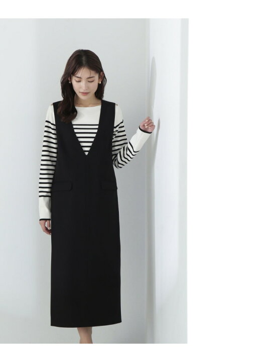 楽天市場】【SALE／50%OFF】Vネックストレートジャンスカ NATURAL 